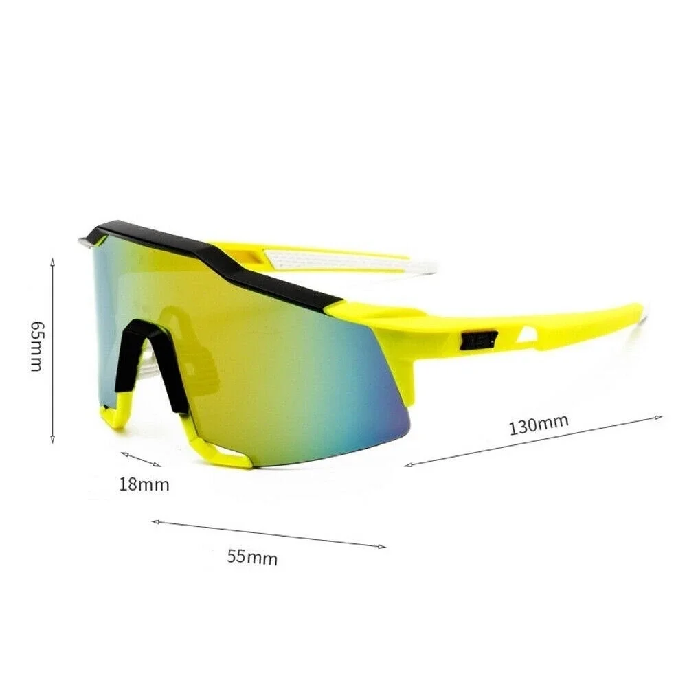 Sport Sunglasses UV400 Women Eyewear Design High Performance‎ Activities Yellow